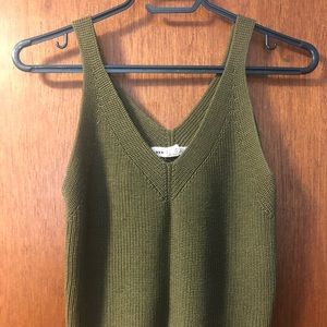 S green urban heritage knit crop top